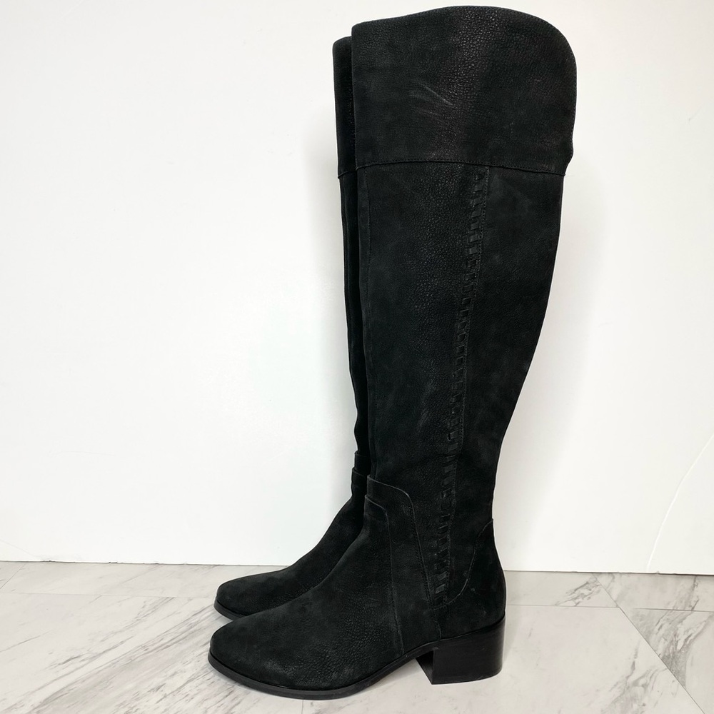 Vince Camuto Black Kreston Over The Knee Boot 6 1/2 M
